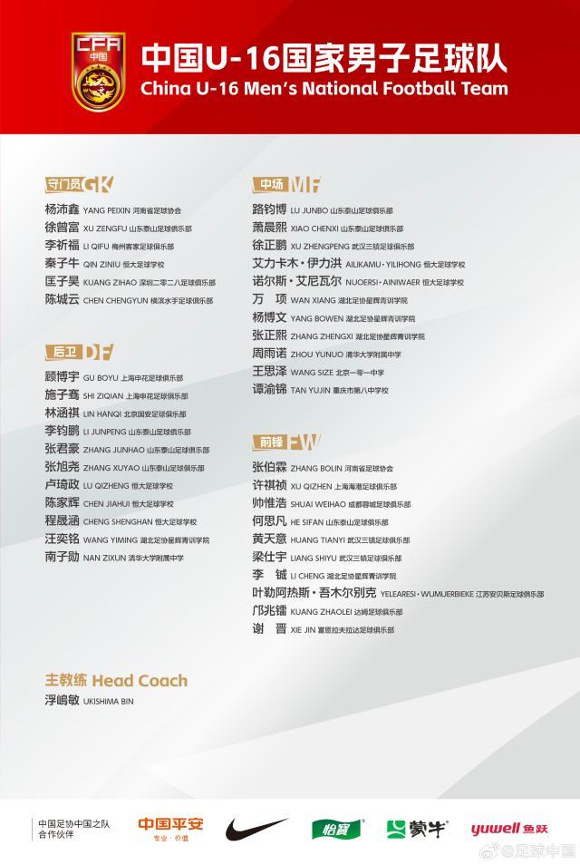 09国少全新亮相备战四国赛 考察球员更是考核主帅